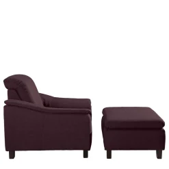 Polstersessel Bordeaux Rot Acsandrio