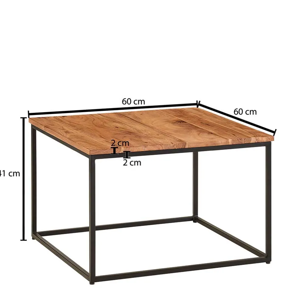 Quadratischer Couchtisch Limecion