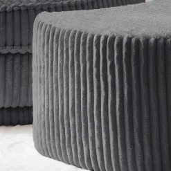 Retro Drehsessel mit Hocker Tresema