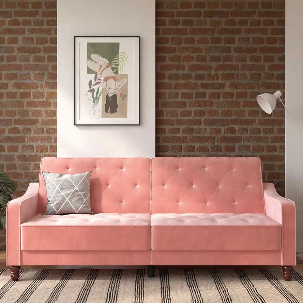 Rosa Klappsofa Clienta