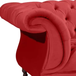 Rote Dreisitzer Couch Akper