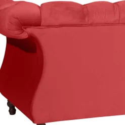 Rote Dreisitzer Couch Akper