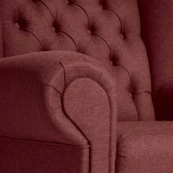 Roter Wohnzimmer Sessel Idena