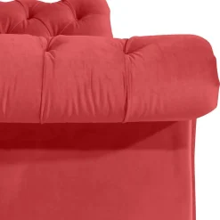 Rotes Zweier Sofa Akper