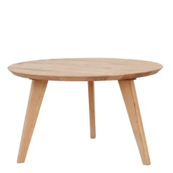 Runder Eiche Couchtisch Cow