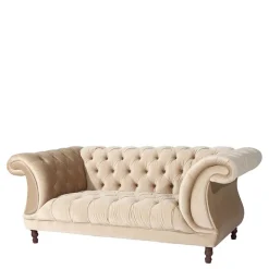 Samtvelours Sofa Segin