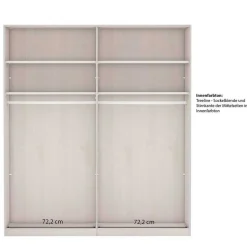 Schiebetürschrank mit Spiegel Tudana