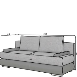 Schlafcouch Zalmoni