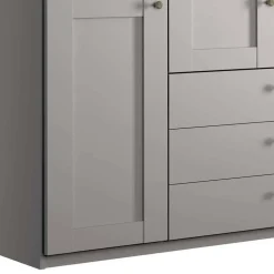 Schlafzimmer Set Hellgrau Saconso
