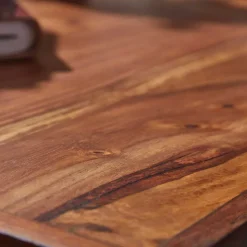 Schreibtisch Holz und Chrom Magdalina