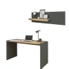 Schreibtisch mit Wandboard Uzniana