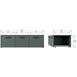 Schubladen Sitzbank Navulido