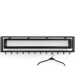 Schwarze Hängegarderobe Auricos