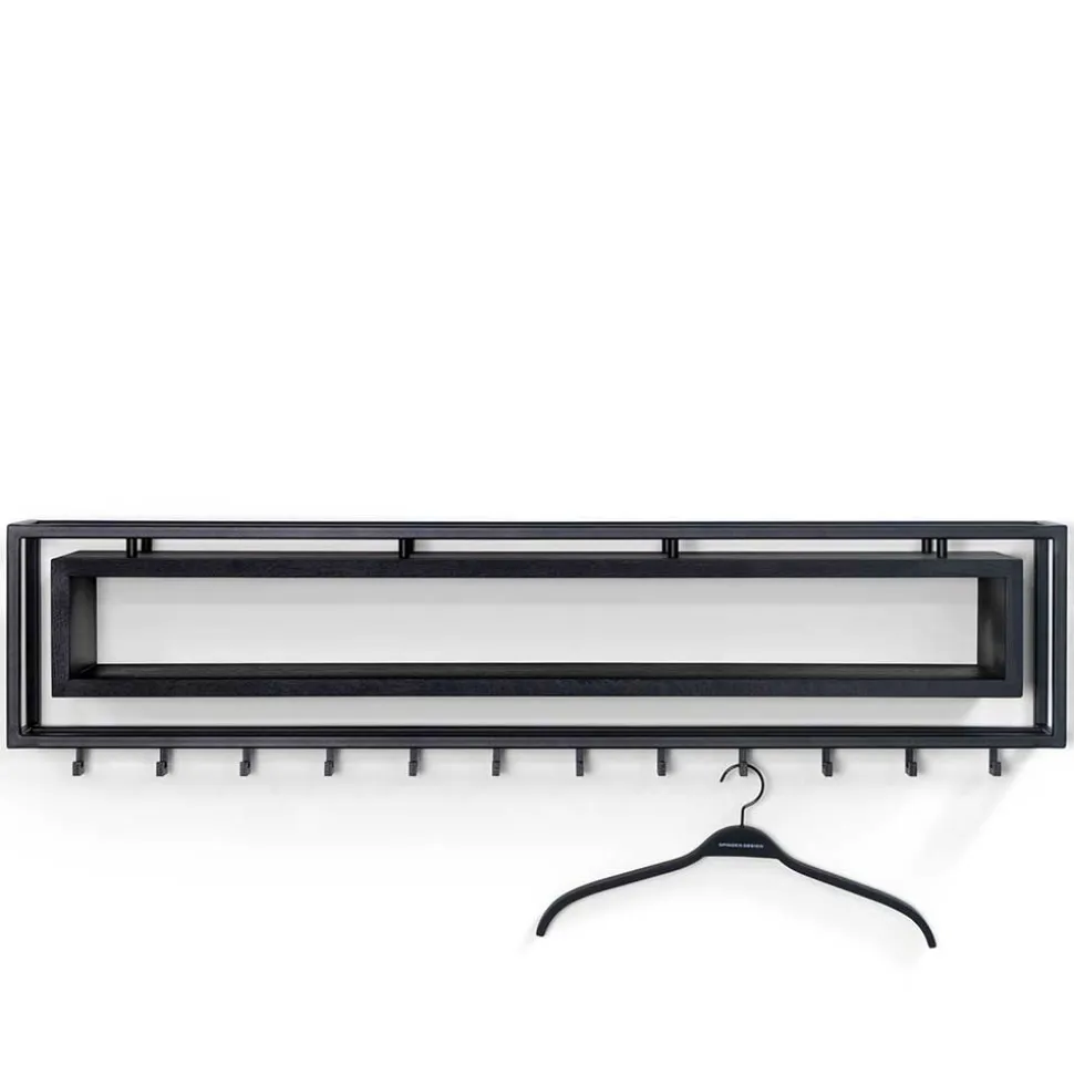 Schwarze Hängegarderobe Auricos