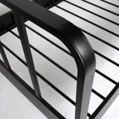 Schwarzes Metall Bett Volgan