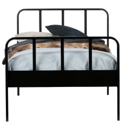Schwarzes Metall Bett Volgan