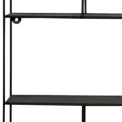 Schwarzes Metallregal Saracan