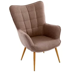 Sessel Beige Stoff Nofre