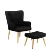 Sessel mit Fußhocker Hammuel