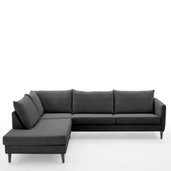 Skandi Ecksofa Anthrazit Sanctos
