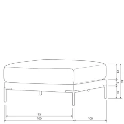 Sofa Kombination Taupe Udjaca