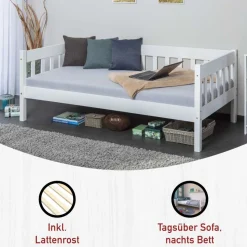 Sofabett mit Lattenrost Carter