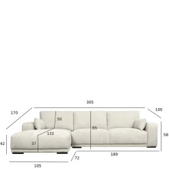 Sofaecke Bocca