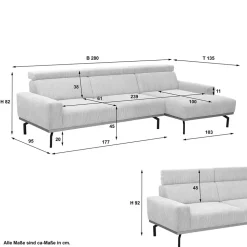Sofaecke Plane