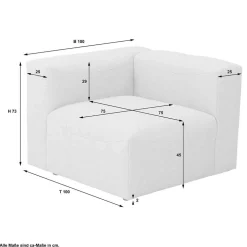 Sofaelement Felictia