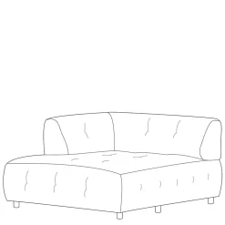 Sofaelement Mauve Timent