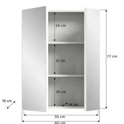 Spiegelschrank Adeass