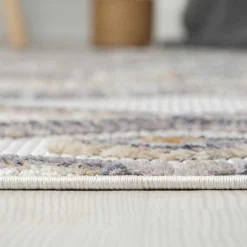 Teppich Beige und Weiß Abbie