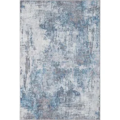 Teppich Creme Blau Pyarco