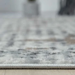 Teppich Hellgrau Creme Symo