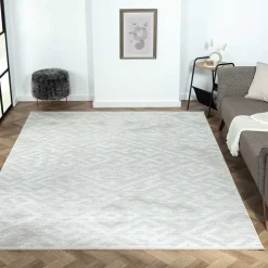 Teppich rechteckig Kurzflor Luzyfa