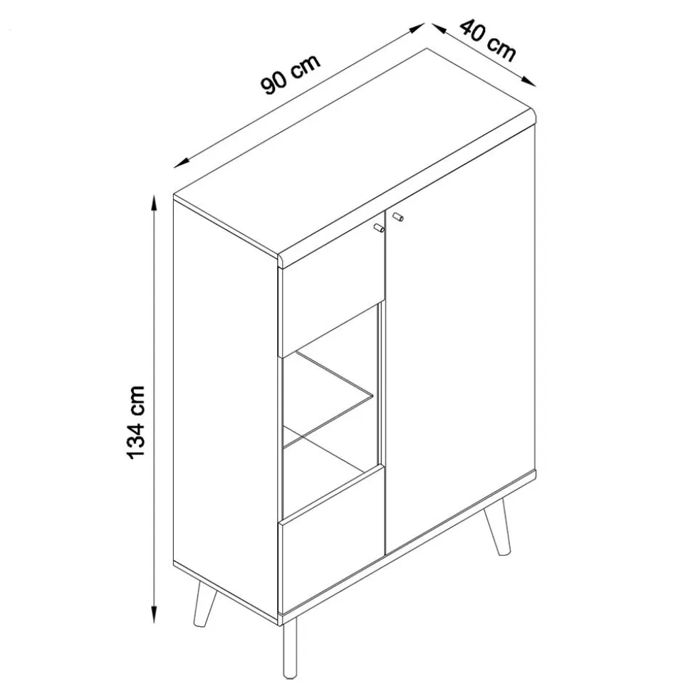 Vitrine Levanca