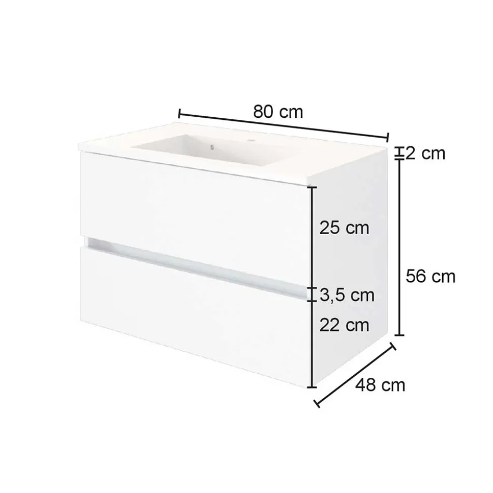 Waschbeckenschrank Jalexda