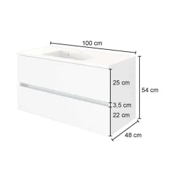 Waschbeckenschrank Jalexda
