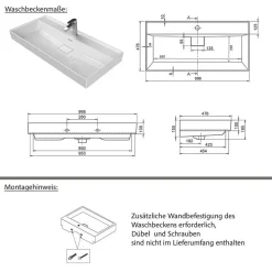 Waschbeckenunterschrank Addara