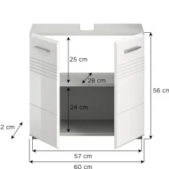 Waschbeckenunterschrank Ladidas