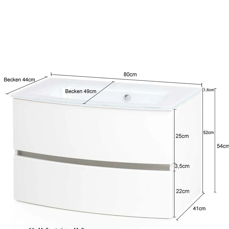 Waschbeckenunterschrank Nerella