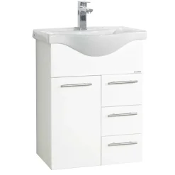 Waschbeckenunterschrank weiss Pididos