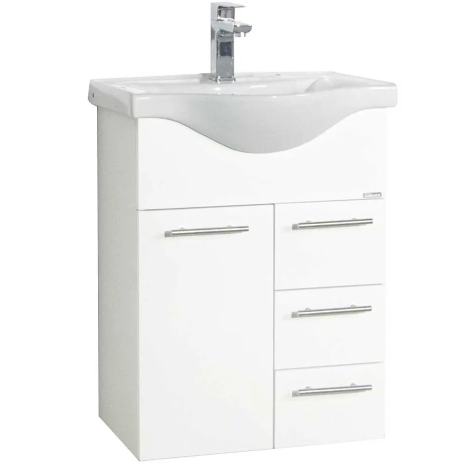 Waschbeckenunterschrank weiss Pididos