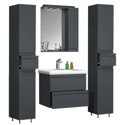 Waschplatz Set mit Beleuchtung Fabolie
