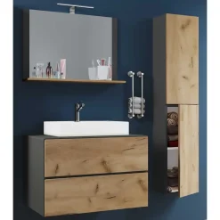 Waschplatz Set mit Keramikbecken Socotta