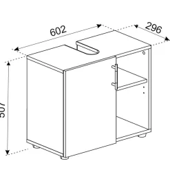 Waschschrank Litora