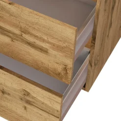 Waschtisch und LED Spiegelschrank Dolveran