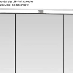 Waschtisch und Spiegelschrank Isdrina