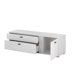Weiße Design Wohnwand Constantin