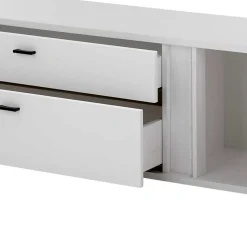 Weiße Design Wohnwand Constantin